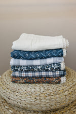 Coastal Plaid + Navy Muslin Quilt