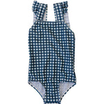 Navy Gingham One-Piece