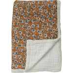 Magnolia Floral Twin Muslin Quilt