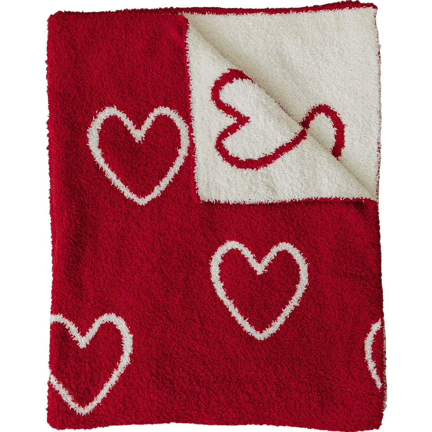 Hearts Plush Blanket