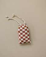 Rust Checkered Bamboo Multi-Use Cover