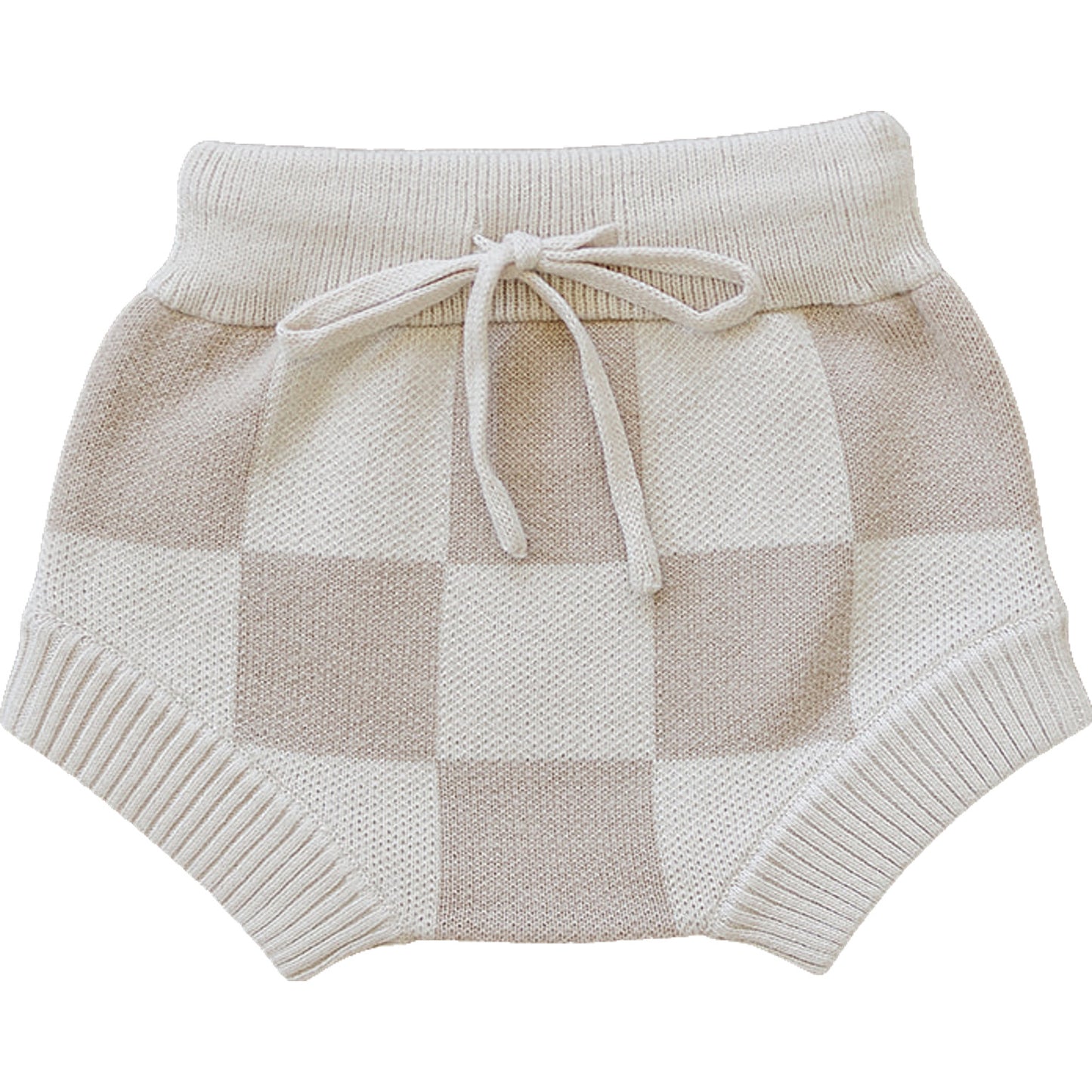 Checkered Knit Bloomers