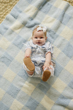 Blue Bunny Bubble Romper