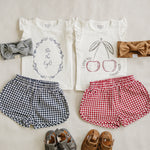 Red Gingham Shorts