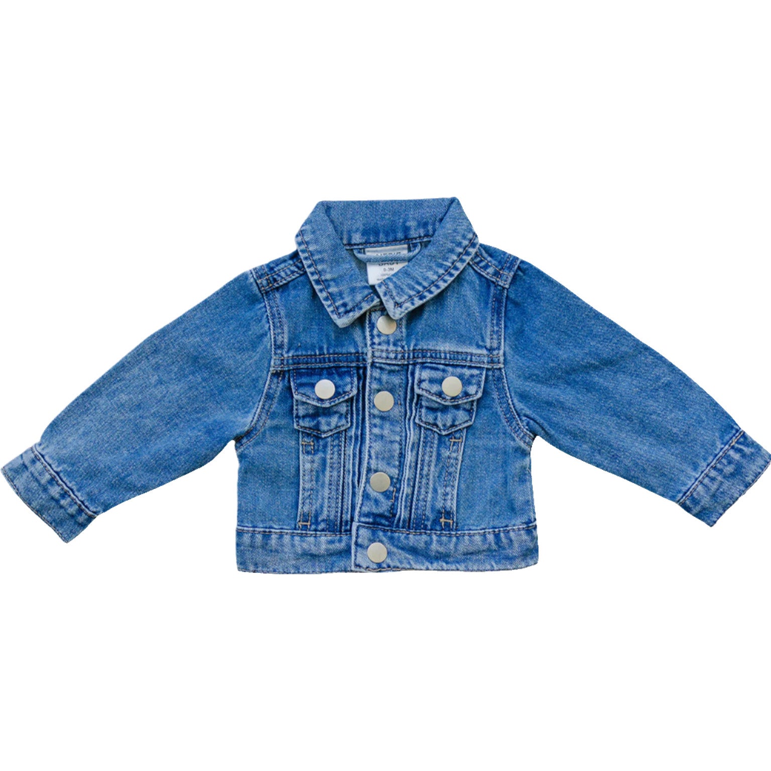 Girls Fall Jeans Jacket Long Sleeve Pocket Denim Jacket Coat Children Age  1-6Y - Walmart.com