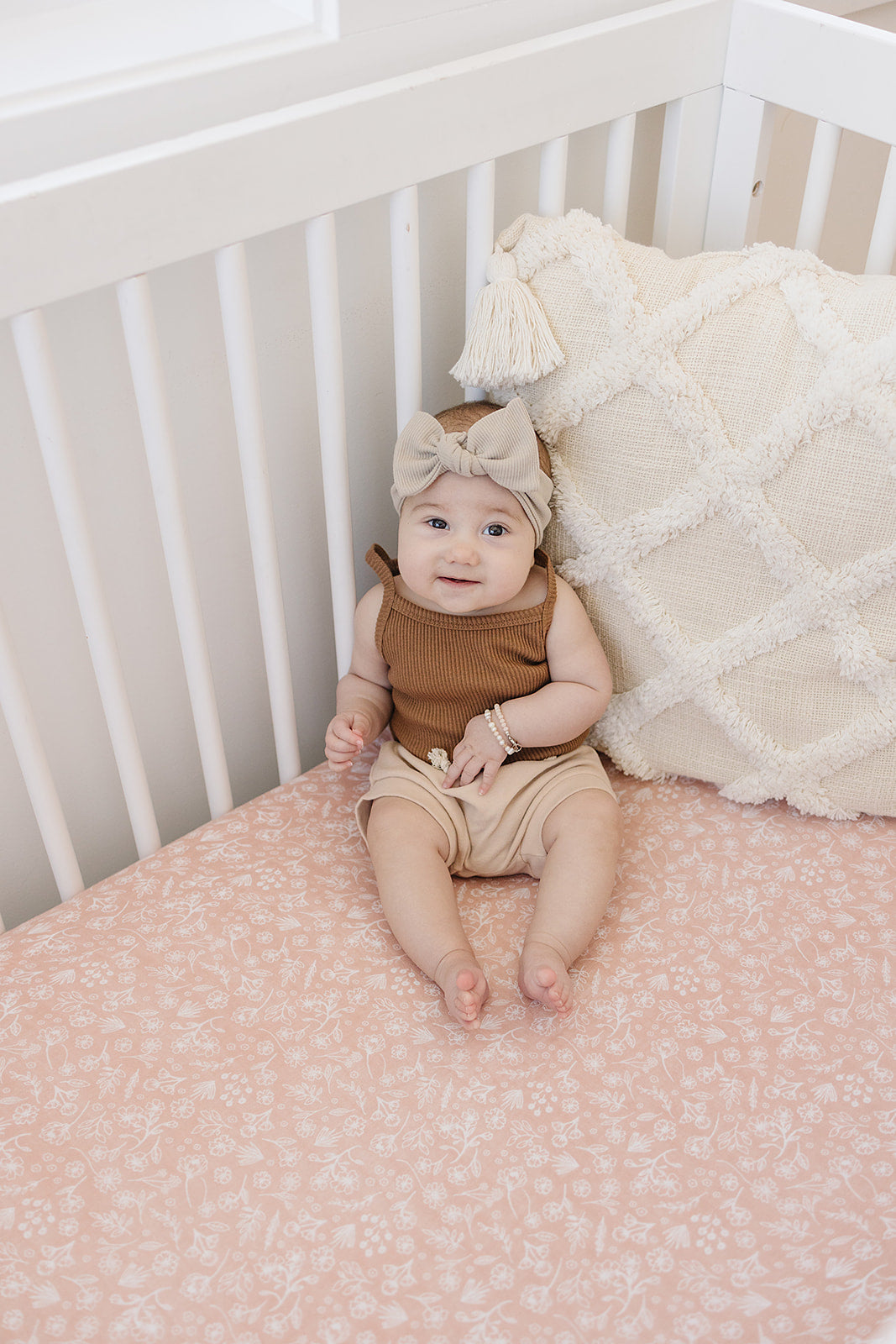 Wildflower Crib Sheet Mebie Baby