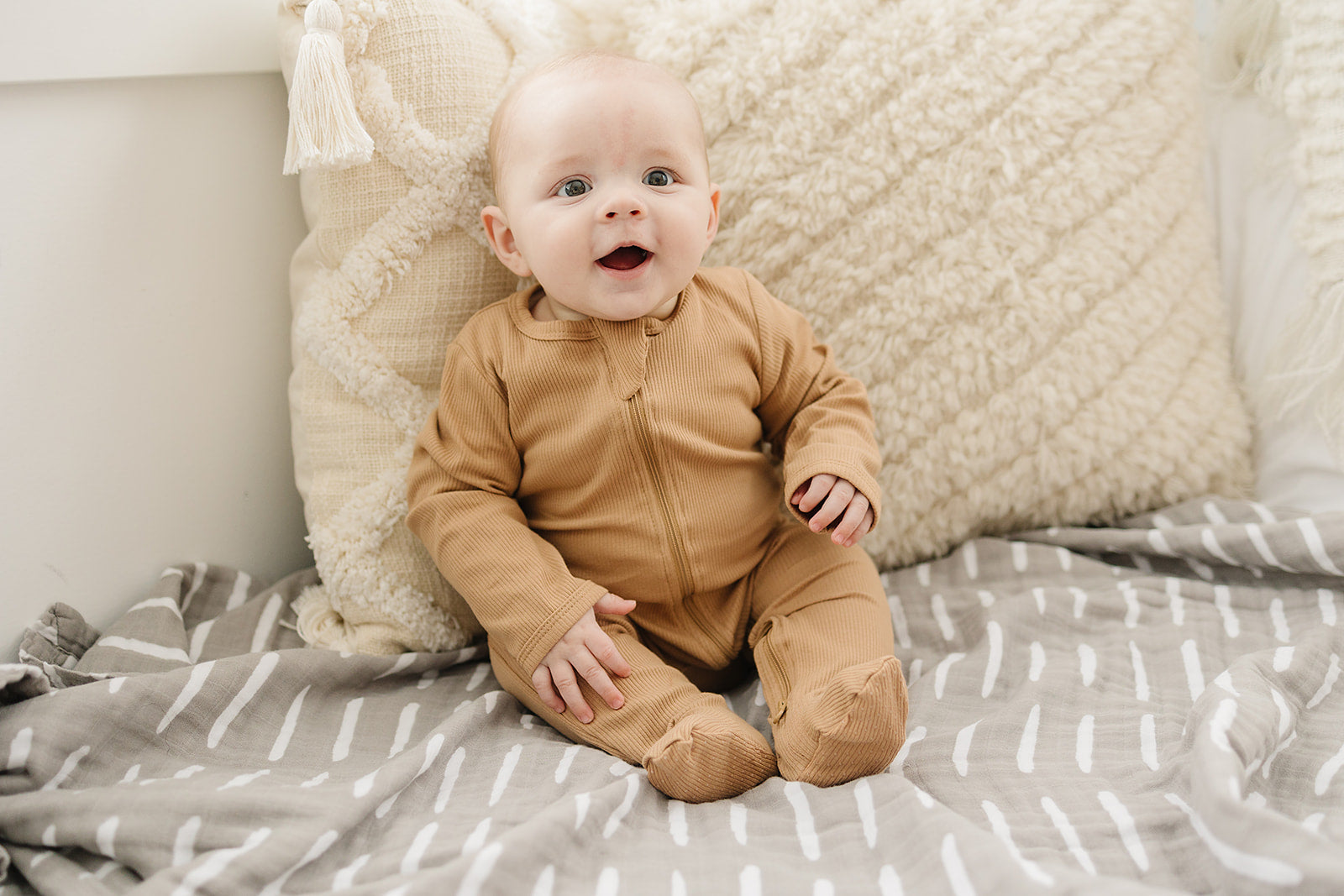 Zipper best sale baby pajamas