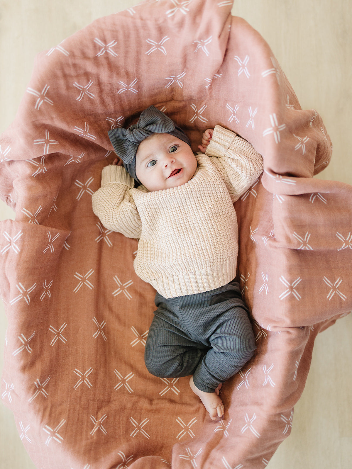 Baby-girl dress and leggings. Newborn baby girl top and leggings on white  background. Infant girls cute cotton apparel Stock Photo - Alamy