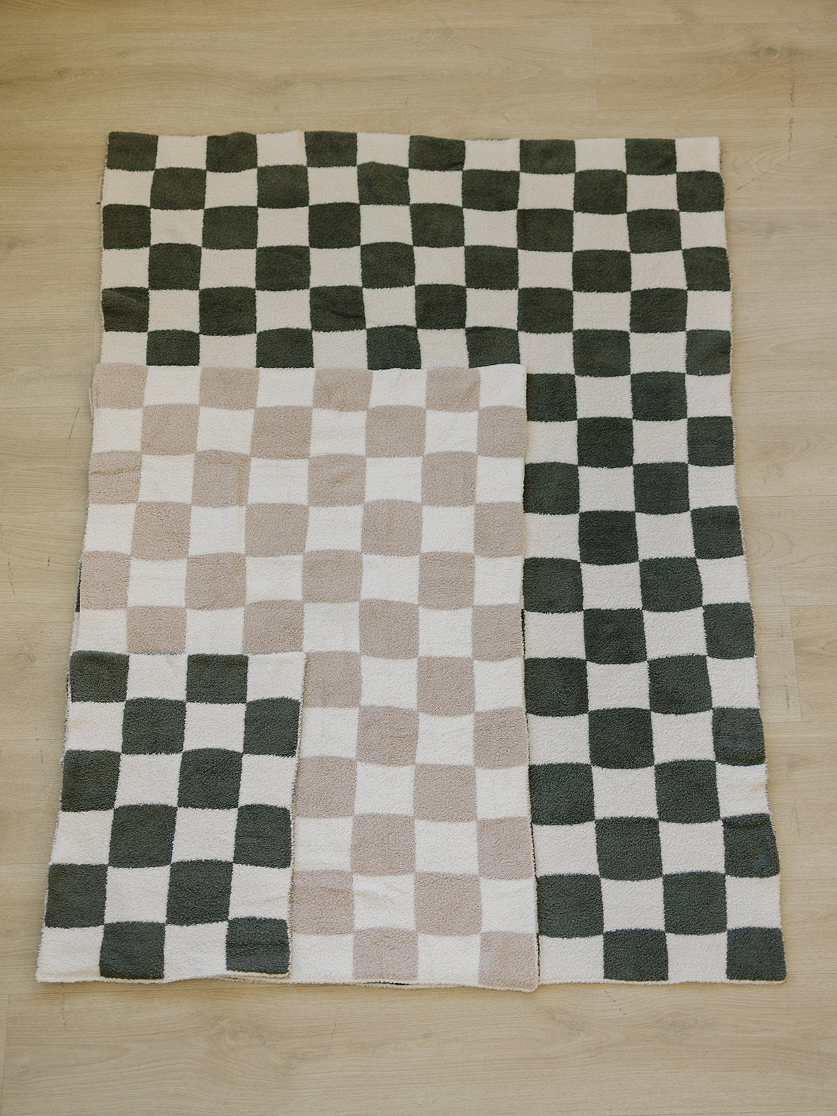 Taupe checkered hotsell